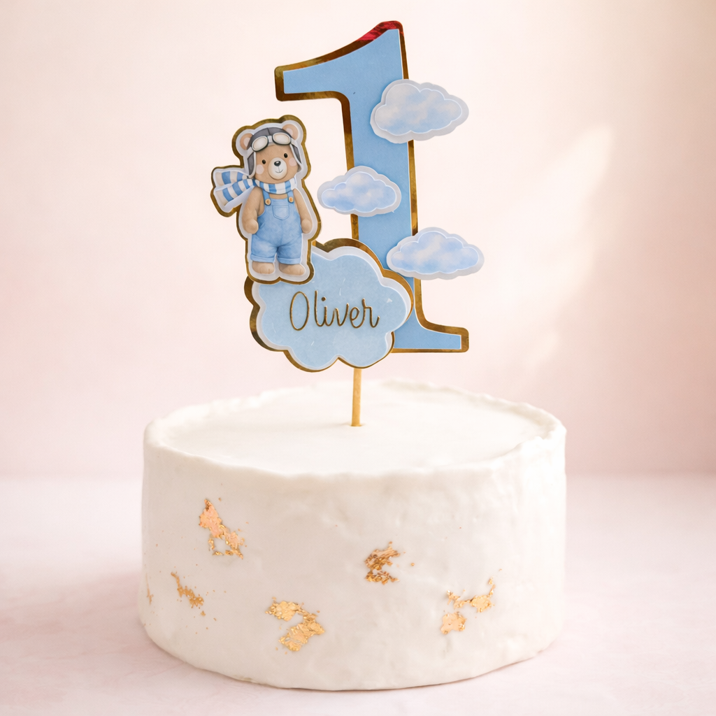 Cake Topper Personalizado | Cualquier Temática | Decoración para Pastel Cumpleaños, Baby Shower y Eventos