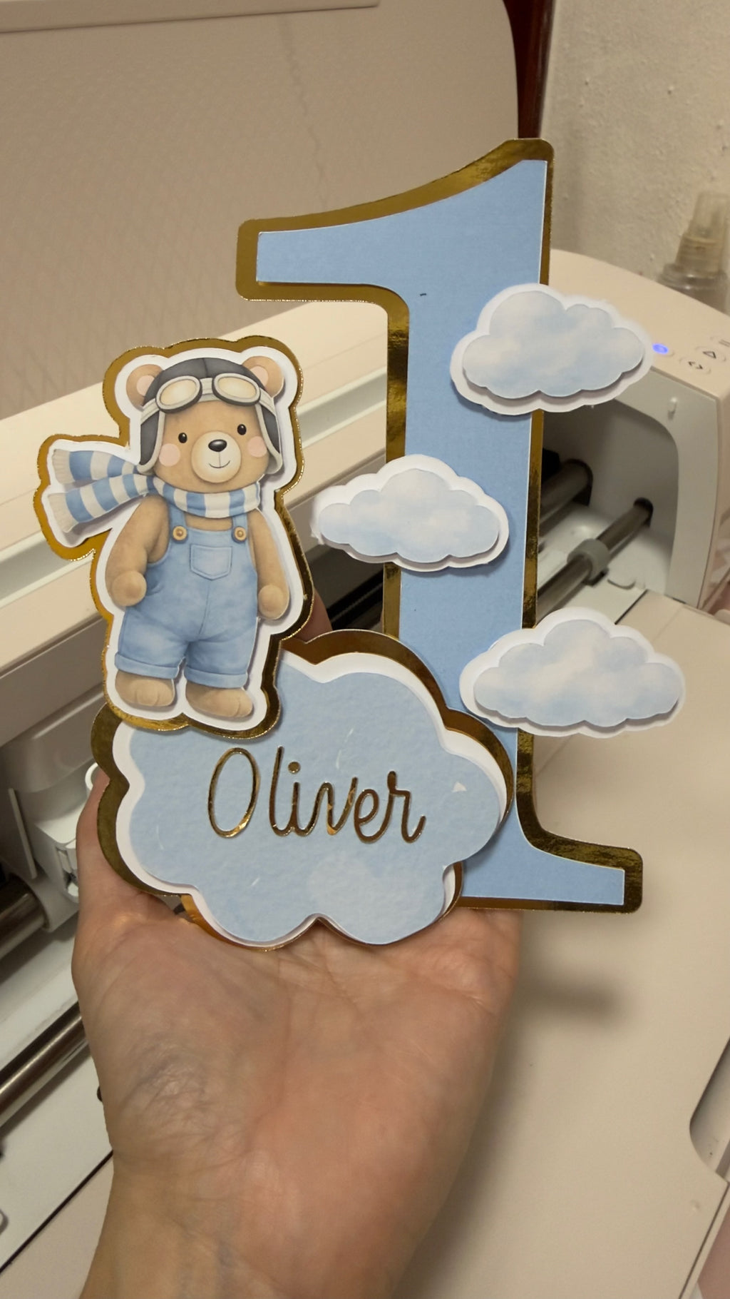 Cake Topper Personalizado | Cualquier Temática | Decoración para Pastel Cumpleaños, Baby Shower y Eventos